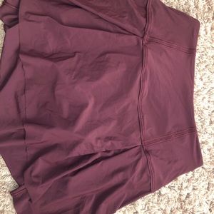LULU MAROON SKIRT SIZE 4